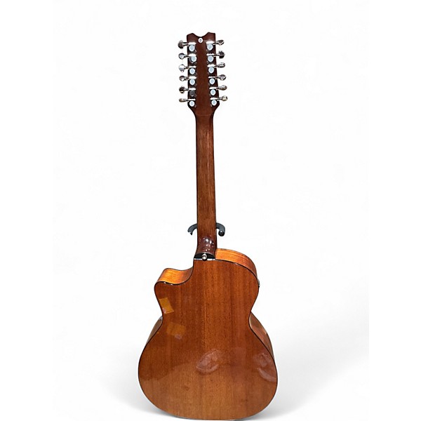 Used Dean AXS Exotic cutaway 12 koa 12 String Acoustic Electric Guitar