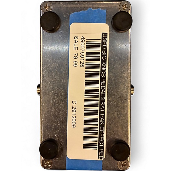 Used Big Knob Pedals RAT PAK Effect Pedal