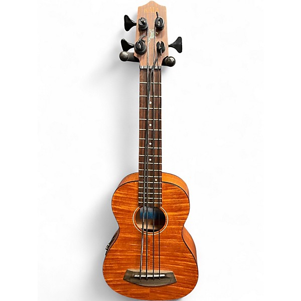 Used 2010s Kala Exotic Mahogany U-Bass Natural Acoustic Bass Guitar