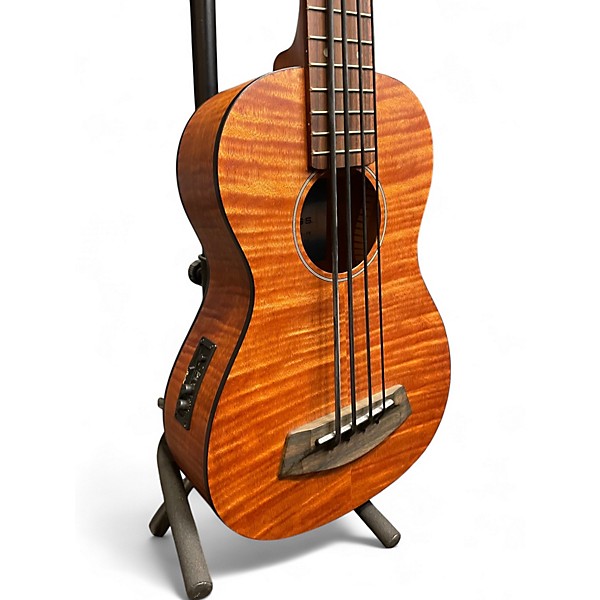 Used 2010s Kala Exotic Mahogany U-Bass Natural Acoustic Bass Guitar