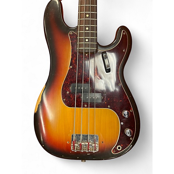 Used Fender 1968 Precision Bass Sunburst Electric Bass Guitar