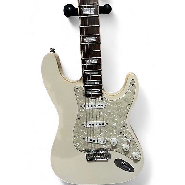 Used Hamiltone ST NECK THRU Arctic White Solid Body Electric Guitar