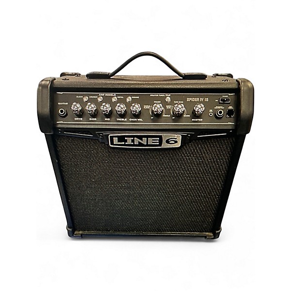 Used Line 6 Spider IV 15W 1X8 Guitar Combo Amp