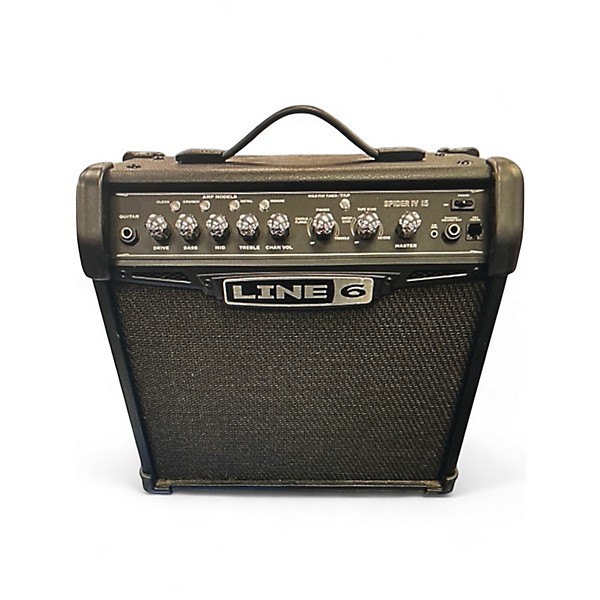 Used Line 6 Spider IV 15W 1X8 Guitar Combo Amp