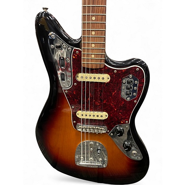Used Fender Vintera 60s Jaguar 3 Color Sunburst Solid Body Electric Guitar