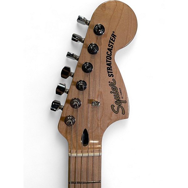 Used Squier Standard Stratocaster White Solid Body Electric Guitar