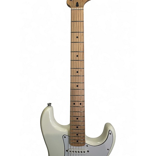 Used Squier Standard Stratocaster White Solid Body Electric Guitar