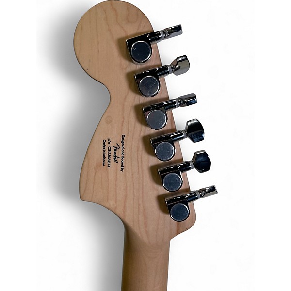 Used Squier Standard Stratocaster White Solid Body Electric Guitar