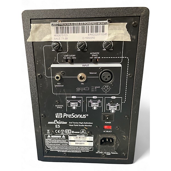 Used PreSonus Eris E5 Powered Monitor