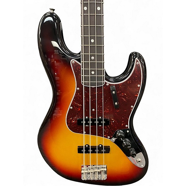 Used Fender American Vintage II 1966 3 Color Sunburst Electric Bass Guitar