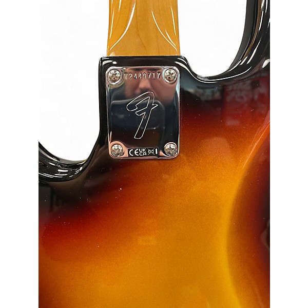 Used Fender American Vintage II 1966 3 Color Sunburst Electric Bass Guitar