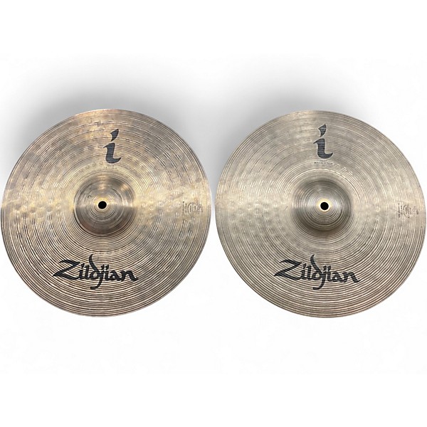 Used Zildjian 14in I SERIES TOP AND BOTTTOM HIHAT PAIR Cymbal