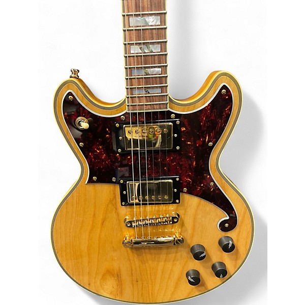 Used D'Angelico Deluxe Brighton Natural Swamp Ash Solid Body Electric Guitar