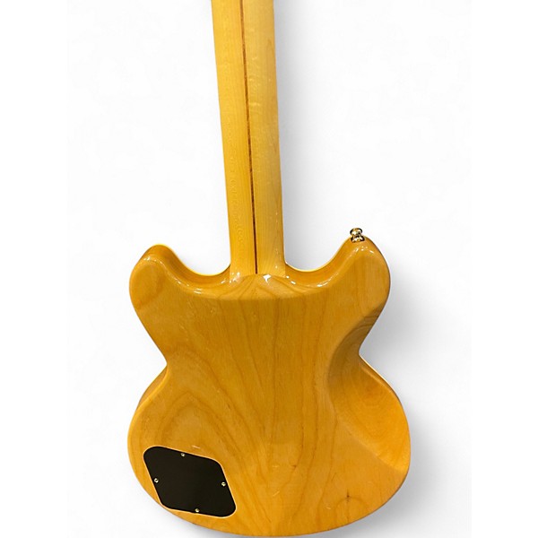 Used D'Angelico Deluxe Brighton Natural Swamp Ash Solid Body Electric Guitar