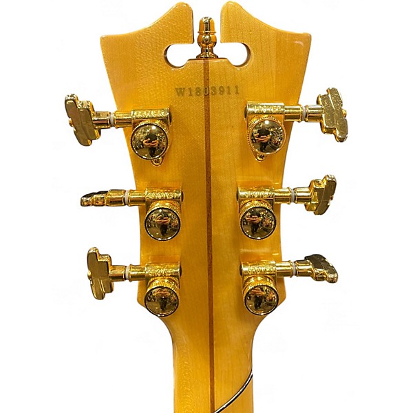 Used D'Angelico Deluxe Brighton Natural Swamp Ash Solid Body Electric Guitar