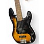 Used Squier Precision Bass 2 Color Sunburst Electric Bass Guitar
