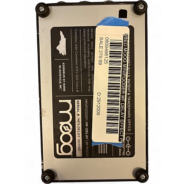 Used Moog Minifooger MF Delay Effect Pedal