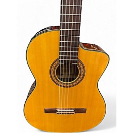 Used Takamine EC-132C Natural Classical Acoustic Electric Guitar
