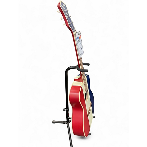 Used Recording King ROA9RWB Bakersfield Red White and Blue Acoustic Guitar