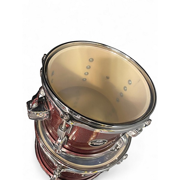 Used PDP by DW 5 Piece Center Stage Red Drum Kit