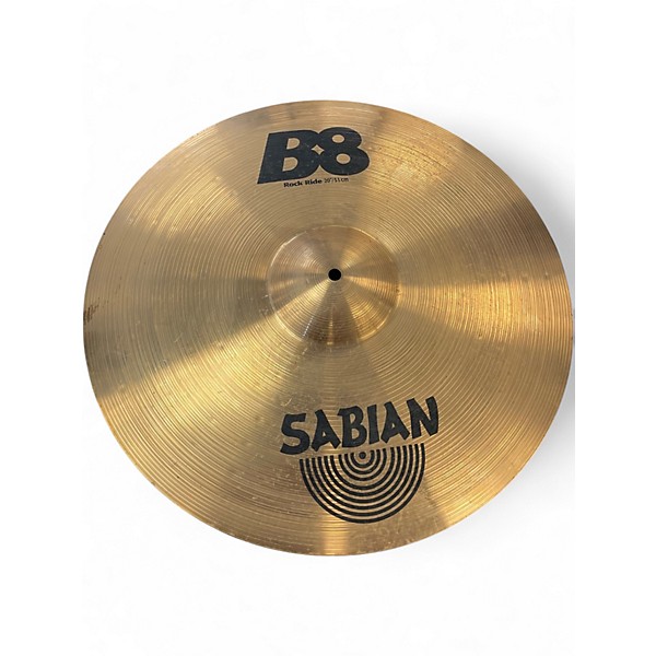 Used SABIAN 20in B8 Rock Ride Cymbal