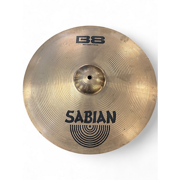 Used SABIAN 17in B8 Thin Crash Cymbal