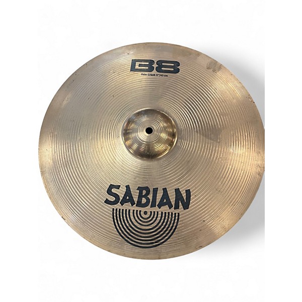 Used SABIAN 17in B8 Thin Crash Cymbal