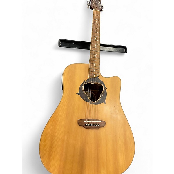 Used Luna OCL DPN Natural Acoustic Electric Guitar