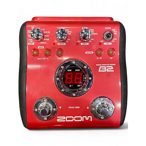 Used Zoom B2 BASS EFFECTS Effect Processor