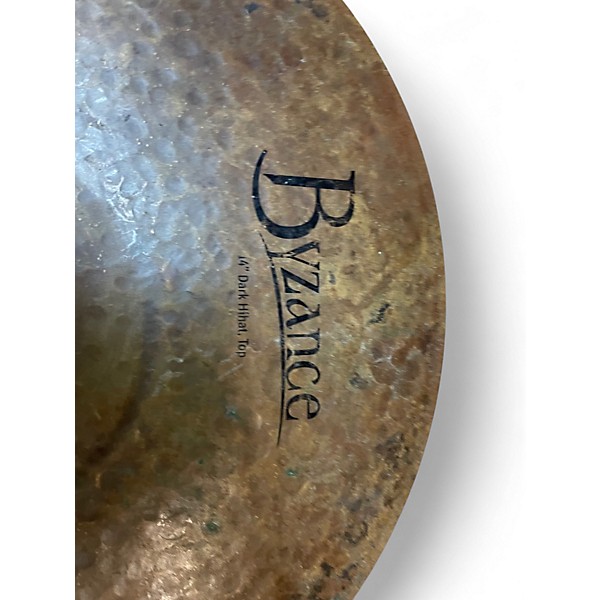 Used MEINL 14in Byzance Dark Hi Hat Pair Cymbal