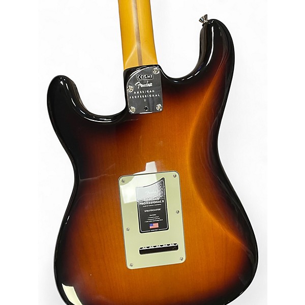 Used Fender American Professional II Stratocaster 2 Color Sunburst Solid Body Electric Guitar
