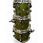 Used PDP by DW 6 Piece X7 GREEN METALLIC Drum Kit