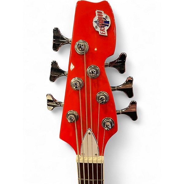 Used Eastwood TB64 STANDARD Fiesta Red Electric Bass Guitar