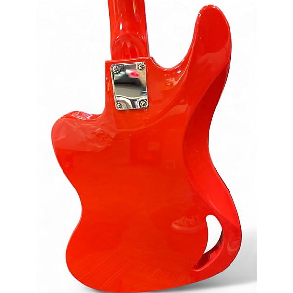 Used Eastwood TB64 STANDARD Fiesta Red Electric Bass Guitar