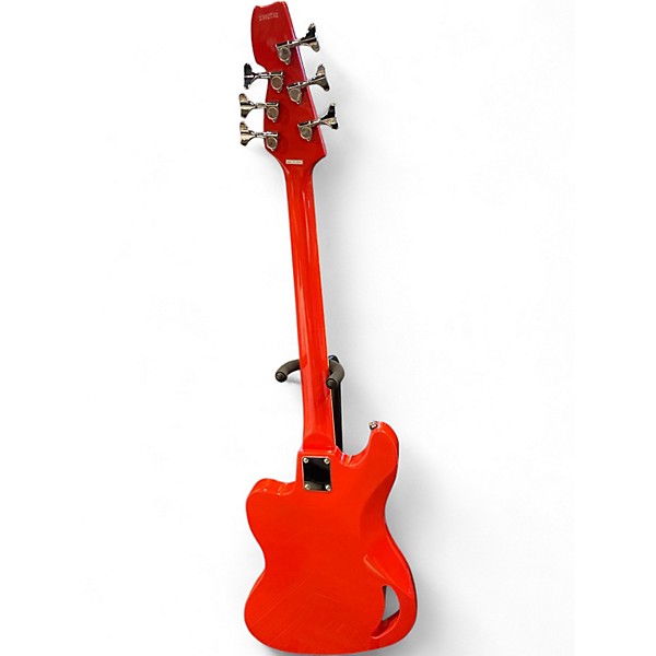 Used Eastwood TB64 STANDARD Fiesta Red Electric Bass Guitar
