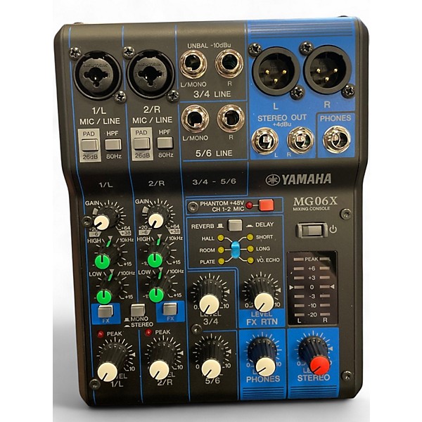 Used Yamaha MG06X Unpowered Mixer