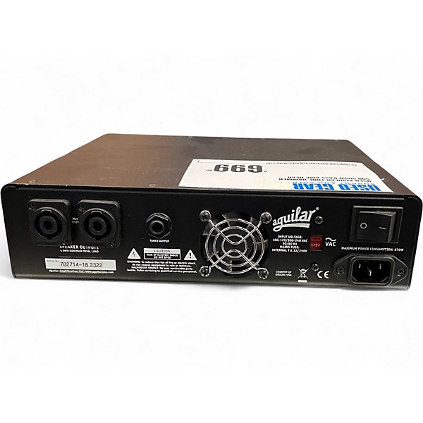 Used Aguilar Tone Hammer 500 500W Bass Amp Head