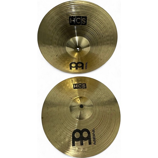 Used MEINL 14in HCS Hi Hat Pair Cymbal