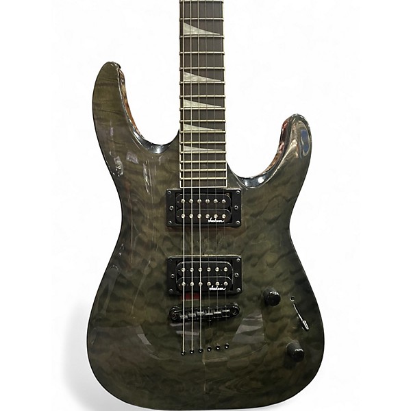 Used Jackson JS32TQ Dinky Black Solid Body Electric Guitar
