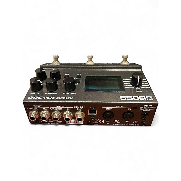 Used BOSS RV500 Reverb Effect Pedal
