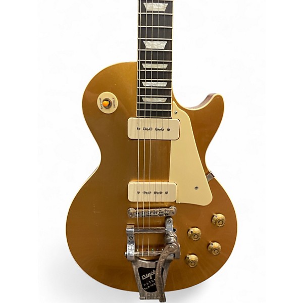 Used Gibson Les Paul Standard Gold Solid Body Electric Guitar
