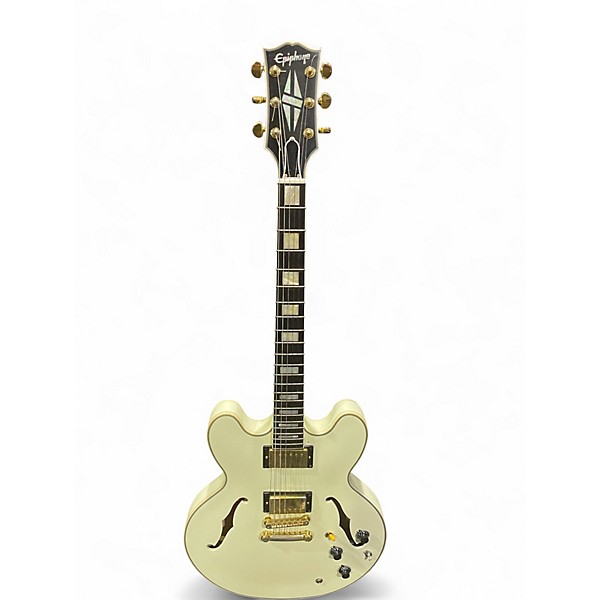 Used Epiphone INSPIRED BY GIBSON 1959 ES-355 Alpine White Hollow Body Electric Guitar