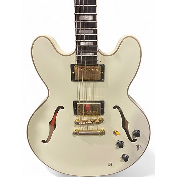 Used Epiphone INSPIRED BY GIBSON 1959 ES-355 Alpine White Hollow Body Electric Guitar