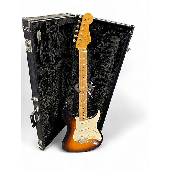 Used 2011 Fender CUSTOM SHOP WILDWOOD 10-57 STRATOCASTER RELIC Sunburst Solid Body Electric Guitar