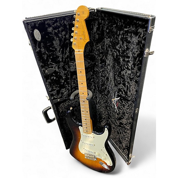 Used 2011 Fender CUSTOM SHOP WILDWOOD 10-57 STRATOCASTER RELIC Sunburst Solid Body Electric Guitar