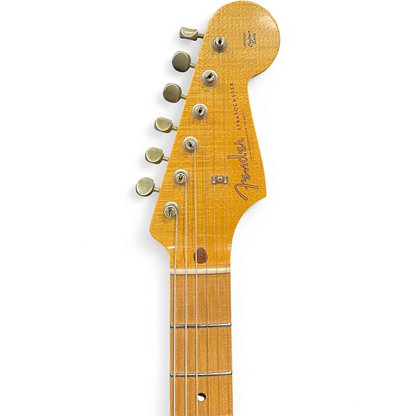 Used 2011 Fender CUSTOM SHOP WILDWOOD 10-57 STRATOCASTER RELIC Sunburst Solid Body Electric Guitar