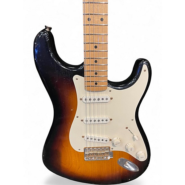 Used 2011 Fender CUSTOM SHOP WILDWOOD 10-57 STRATOCASTER RELIC Sunburst Solid Body Electric Guitar
