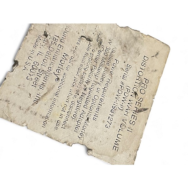 Used Morley Pro Series II Effect Pedal