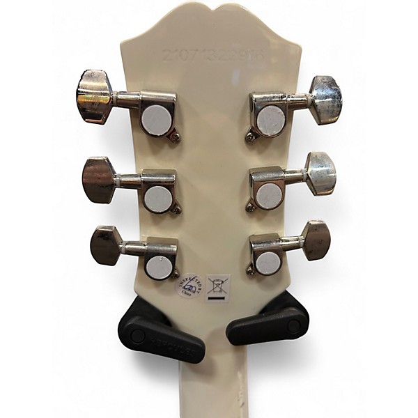 Used Epiphone les paul jr  white Acoustic Guitar