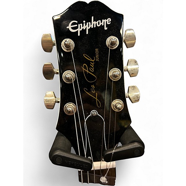 Used Epiphone les paul jr  white Acoustic Guitar